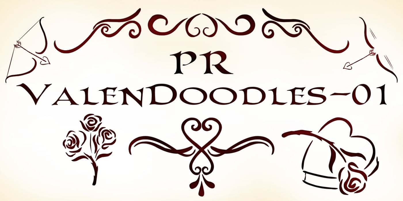 PR Valendoodle 01 PR-Valendoodle-01 Regular character specimen 1