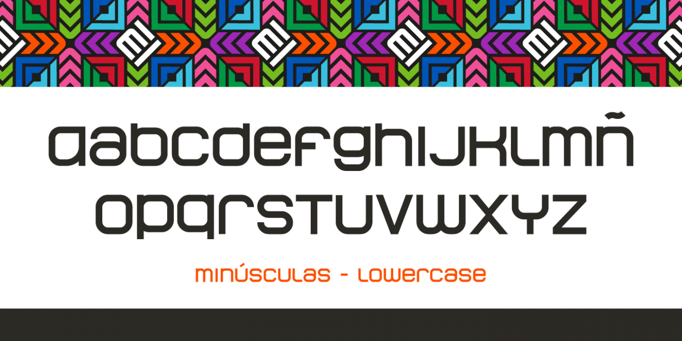 Tipo Movin CDMX Regular character specimen 2
